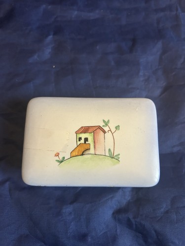 Scatoletta ceramica lenci - ceramica,