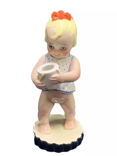 Ceramica lenci bimba con - bimba,
