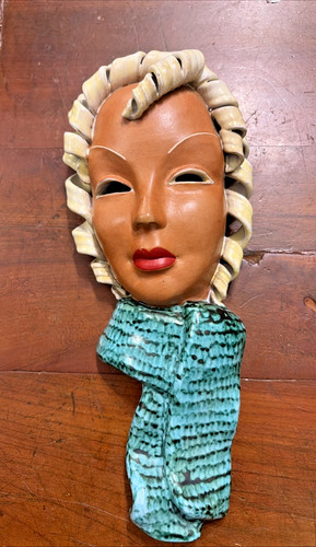 Testa donna ceramica - donna,