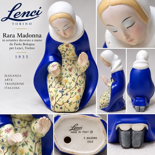 Lenci madonna ceramica di - lenci,