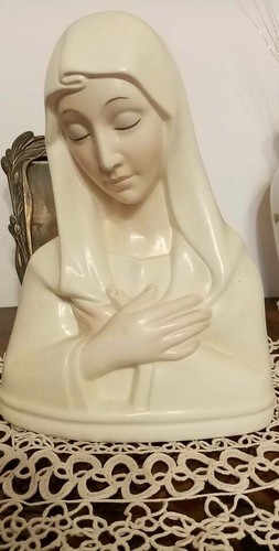 Madonna ceramica lenci anni - madonna,